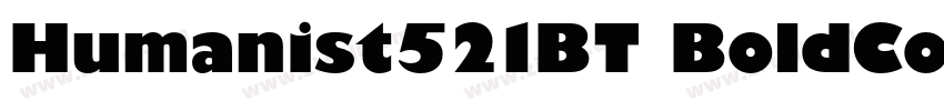 Humanist521BT BoldCo字体转换